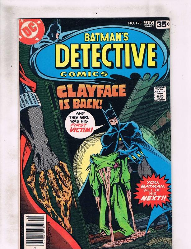 3 Detective Comics # 477 478 479 VF Range DC Comic Books Batman Joker Robin J148