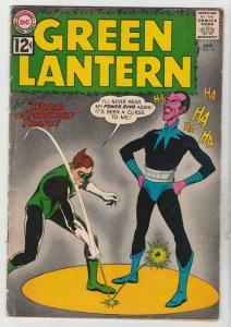 Green Lantern #18 (Jan-63) VG/FN- Mid-Grade Green Lantern, Pie Face