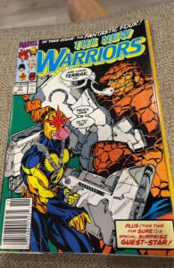 The New Warriors #17 Newsstand Edition (1991) New Warriors 