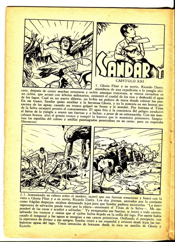 El Peneca #1906-6/23/1945-from Chile includes Sandar-Tarzan imitator-FR