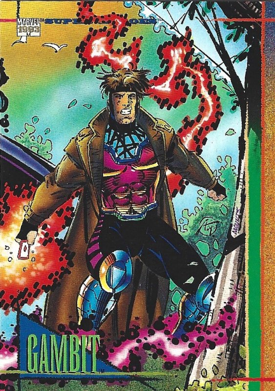 1993 Marvel Universe #114 Gambit