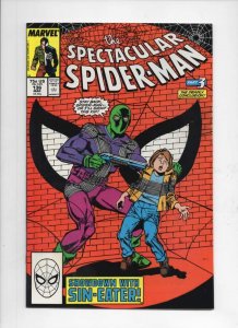 Peter Parker SPECTACULAR SPIDER-MAN #136 NM-, Sin-Eater 1976 1988 more in store