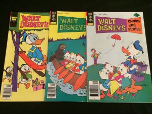 WALT DISNEY'S COMICS AND STORIES #441, 446, 458