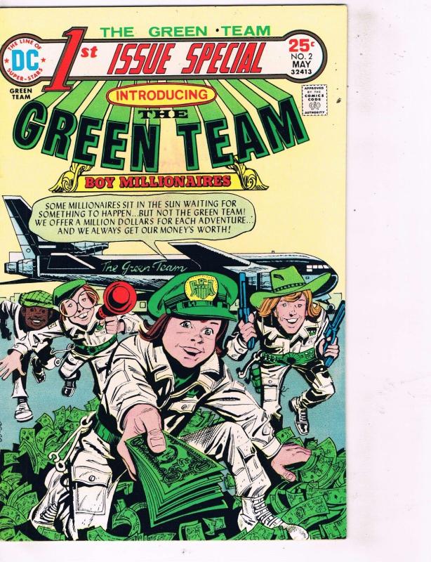 Lot of 3 Green Team DC Comic Books # 2 2 9 Super Heroes AD39