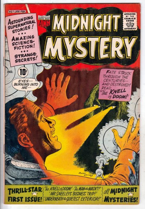 Midnight Mystery #1 (Jan-61) FN+ Mid-High-Grade 