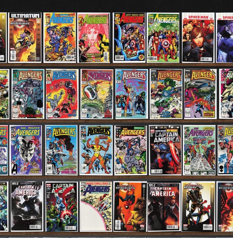 Huge Lot 150+ Comics with Ultimate Spider-Man, The Avengers & More!