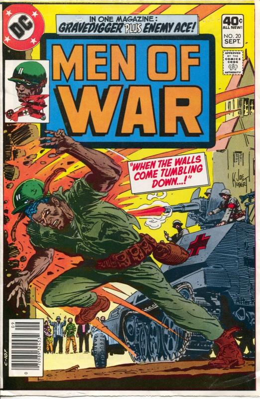 Men of War DC Comics Cover Proof #20 1979-Joe Kubert-African-American cover-G/VG