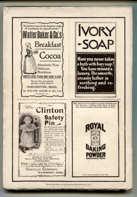 McClures Magazine July 1897- Arthur Conan Doyle- Robert Louis Stevenson-pulp VG