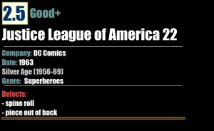 Justice League of America 22 (1963) GD+ Silver Age DC Comics