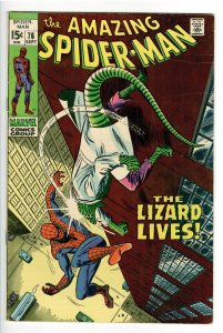 AMAZING SPIDERMAN 76 F 6.0 LIZARD  (EAST COAST COLLECTION)