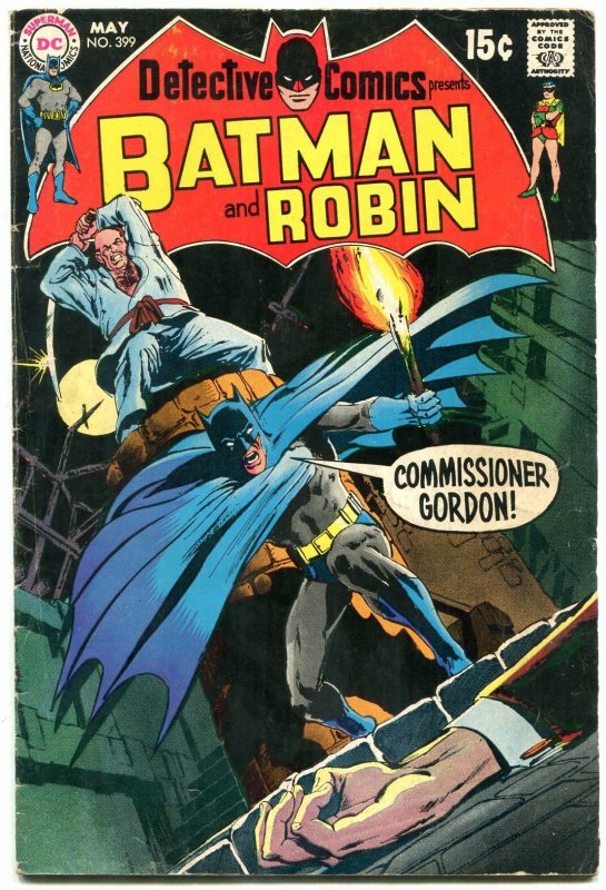 Detective Comics  #399 1970-DC Batman Robin Batgril vg 