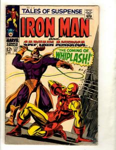 Tales Of Suspense # 96 VG/FN Marvel Comic Book Iron Man Captain America Fury GK2