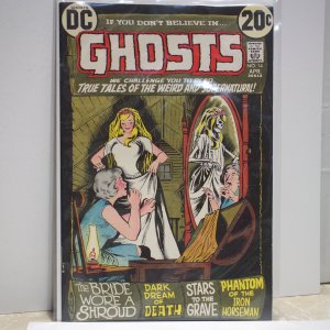 Ghosts #14 (1973) VF Skeleton Bride Cover!