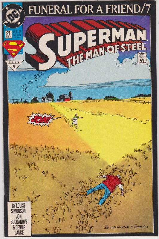 Superman: The Man of Steel #21