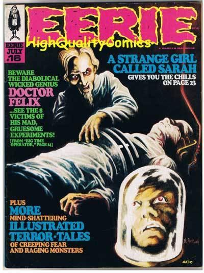 EERIE #16, VF, Warren, Craig, Toth, Vampire, Evil,1968, more mags in store