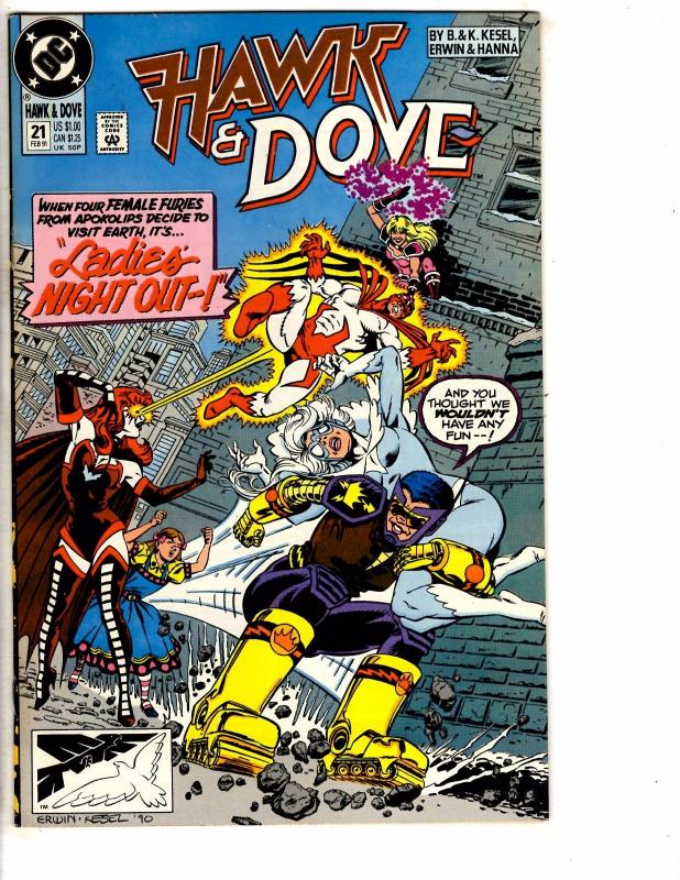 8 Hawk & Dove DC Comic Books # 15 16 17 18 19 20 21 22 Batman Flash J211