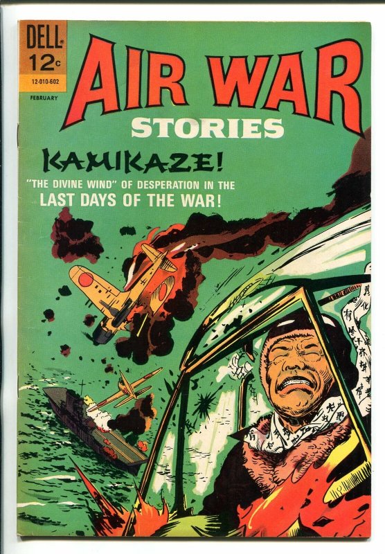 AIR WAR STORIES #6 1966-DELL-KAMIKAZE-WWII-SAM GLANZMAN ART-vf