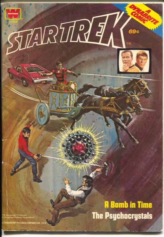 Star Trek #11358 1978-Whitman-rare AMX car-Dynabrite Comic-VG