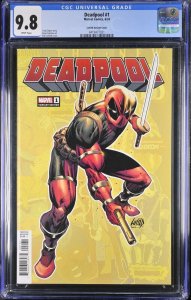 Deadpool #1 CGC 9.8 Rob Liefeld Variant Cover White Pages Marvel 2024 Graded WP