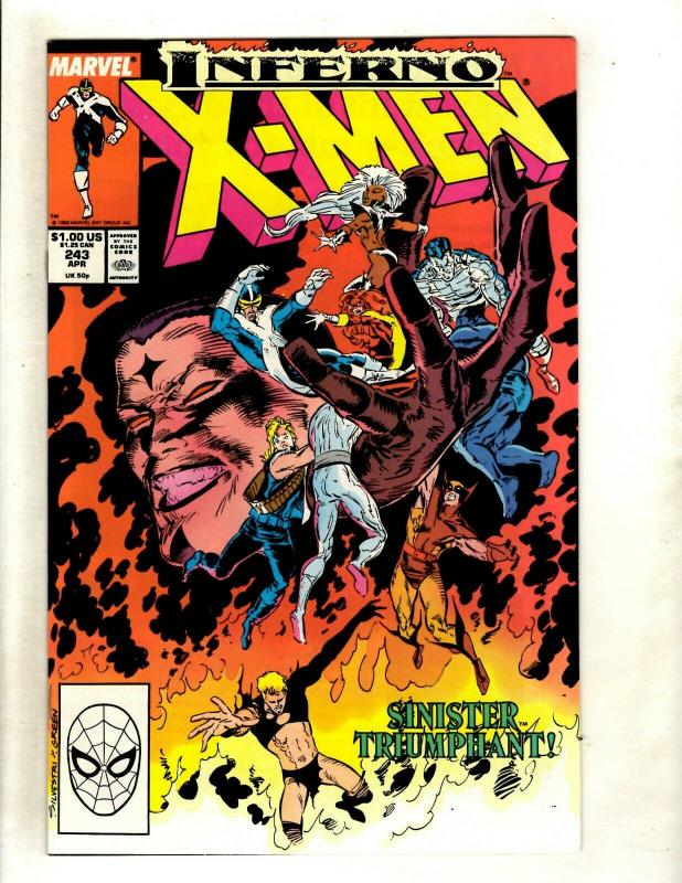 12 Uncanny X-Men Comics # 243 245 246 247 248 249 250 251 252 253 254 255 SM13