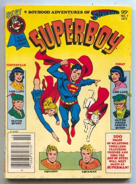 Best Of DC #7 1980-SUPERBOY-GREEN ARROW-100 PAGE DIGEST- FN/VF