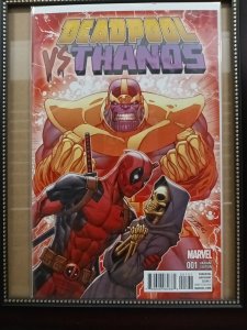 Deadpool vs. Thanos #1 (2015, Marvel) NM. Ron Lim Variant.  Nw61