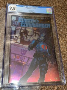 Cobra Commander 1 (2024) Jonboy Meyers 1:100 Foil Variant Cover, CGC Graded 9.8