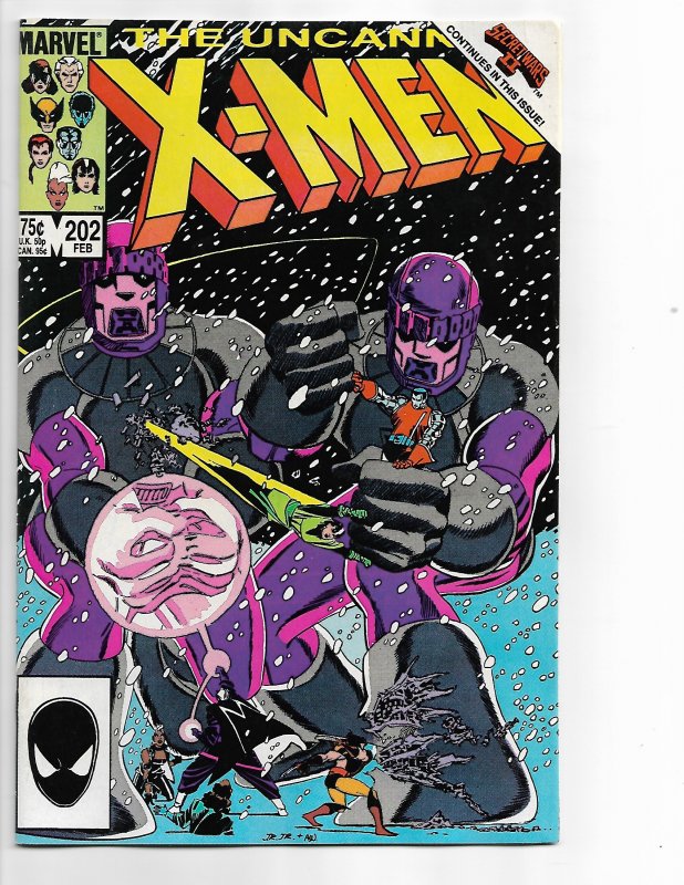 The Uncanny X-Men #202 (1986) VF/NM