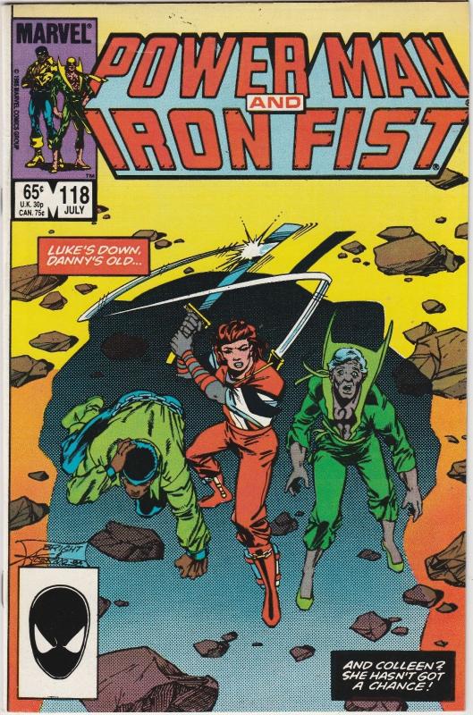 6 Power Man and Iron Fist Marvel Comic Books # 99 101 102 108 118 123 J195