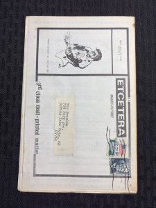 1973 ETCETERA 44pg Fanzine #3 VG 4.0 Dracula Cover / Moench Monsters Unleashed