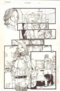 Fleshdigger #1 Page 4 Original Art by Alex Sanchez  Supernatural Horror  Top Cow