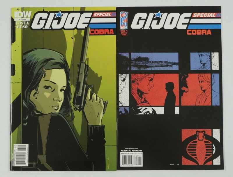 G.I. Joe: Cobra Special #1-2 VF/NM complete series - mike costa/antonio fuso set