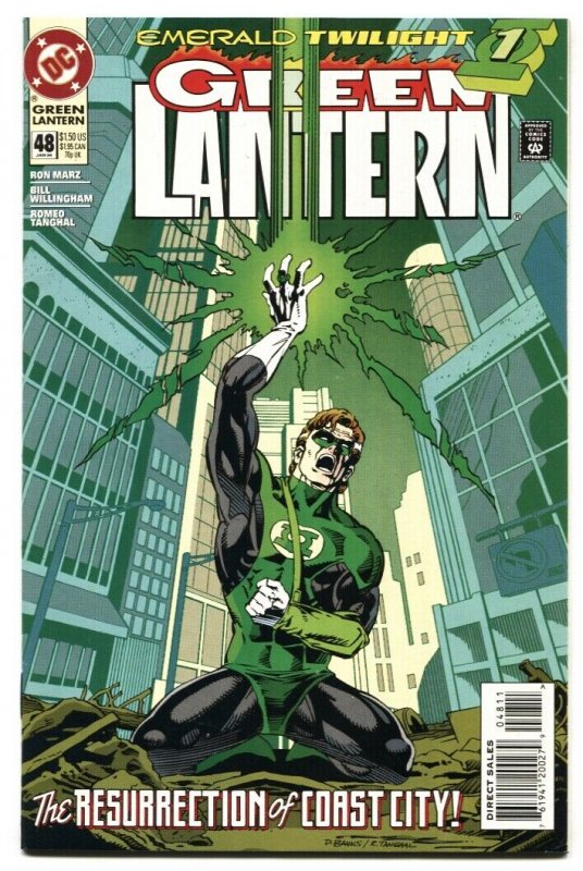 Green Lantern #48 comic book 1994 First appearance of KYLE RAYNER