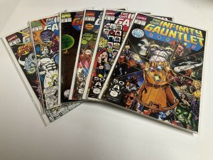 Infinity Gauntlet 1 2 3 4 5 6 Nm- Near Mint- Marvel Comics