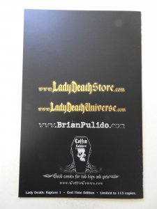 Lady Death: Rapture #1 End Time Edition VF/NM Condition! Signed W/ COA!