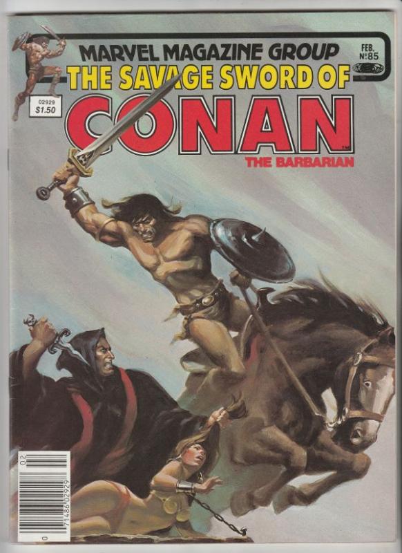 Savage Sword of Conan #85 (Feb-83) NM- High-Grade Conan