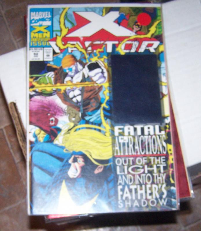 X-Factor # 92  JULY 1993 marvel  POLARIS HOLOGRAM COVER 1ST EXODUS KEY