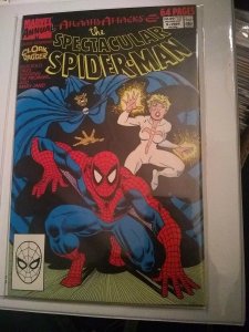 1989 Peter Parker SPECTACULAR SPIDER-MAN Annual 9 VF- Cloak Dagger