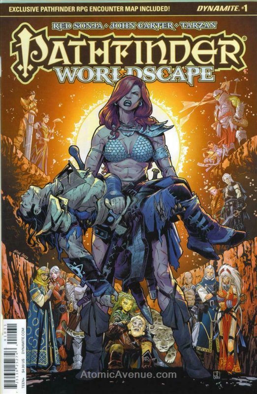 Pathfinder: Worldscape #1C VF/NM; Dynamite | save on shipping - details inside