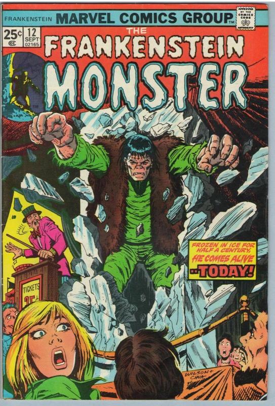 Frankenstein 12 Sep 1974 VF (8.0)