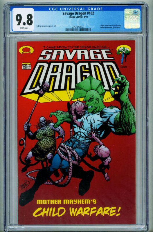 SAVAGE DRAGON #102 CGC 9.8 2002  IMAGE comic book