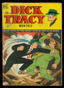 DICK TRACY #24 1949-DELL COMICS-COVER FIGHT SCENE-GOULD G/VG