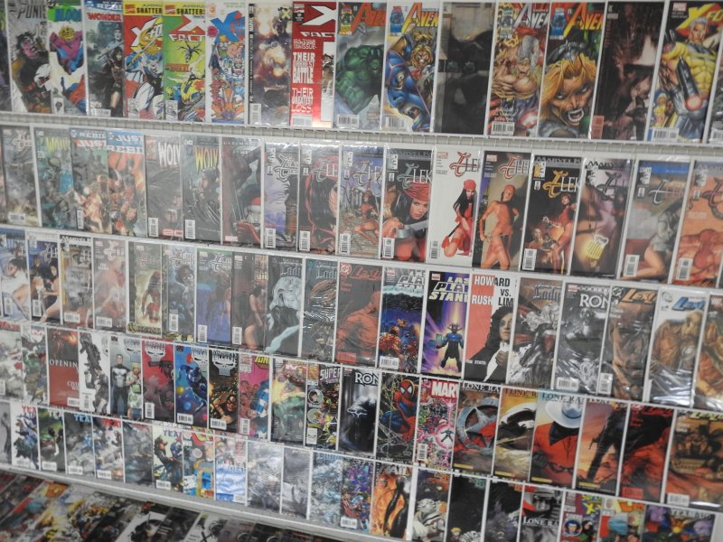 Huge Lot 150+ Comics W/ Elektra,  Lady Death, Team-Ups+ Avg VF Condition!