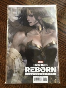 Heroes Reborn #1 BEAUTIFUL!! Wonder Woman Artgerm Variant Cover 2021 Marvel