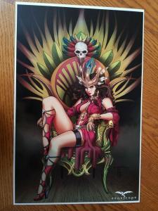 11 x 17 ART PRINT Grimm Fairy Tales Tarot #2 Cover C Zenescope Ortiz