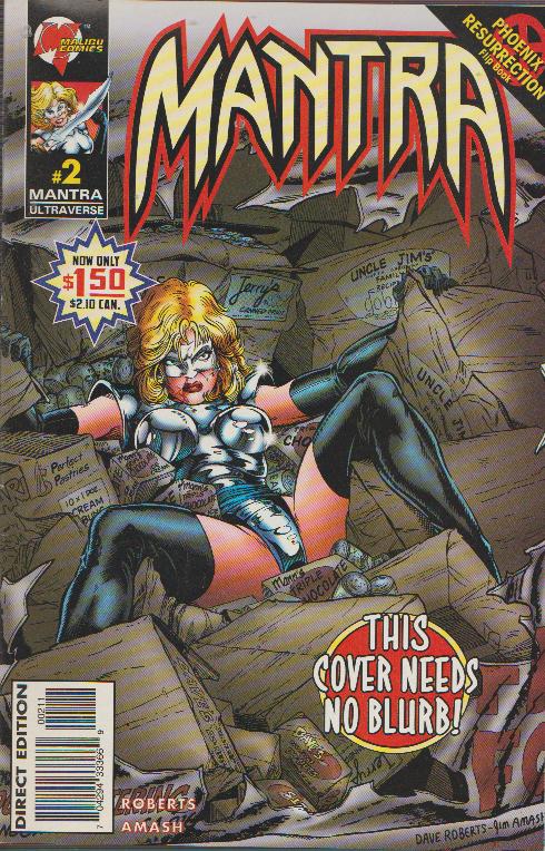 THE PHOENIX RESURRECTION / MANTRA #2 - BAD GIRL - MALIBU , BAGGED & BOARDED