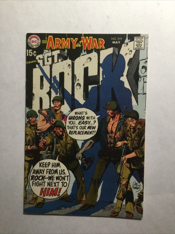 Our Army At War 219 Near Mint- Nm- 9.2 Dc Comics