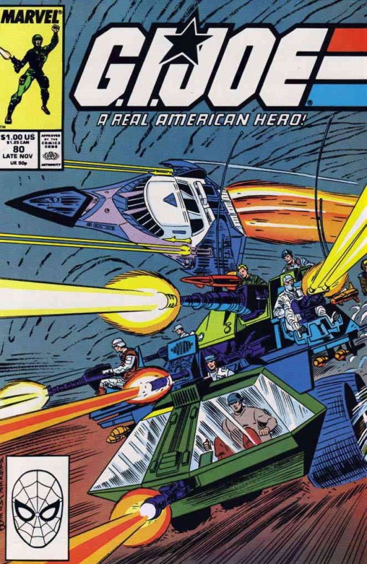G.I. Joe, A Real American Hero #80 FN ; Marvel