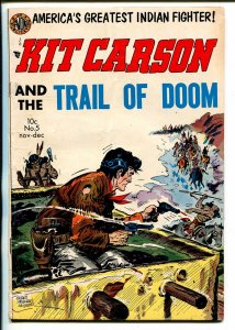 Kit Carson #5 1954-Avon-Everett Raymond Kinstler cover-Pawnee Bill-VF