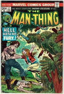 Man-Thing #2 (1974 v1) Steve Gerber 1st Richard Rory GD+